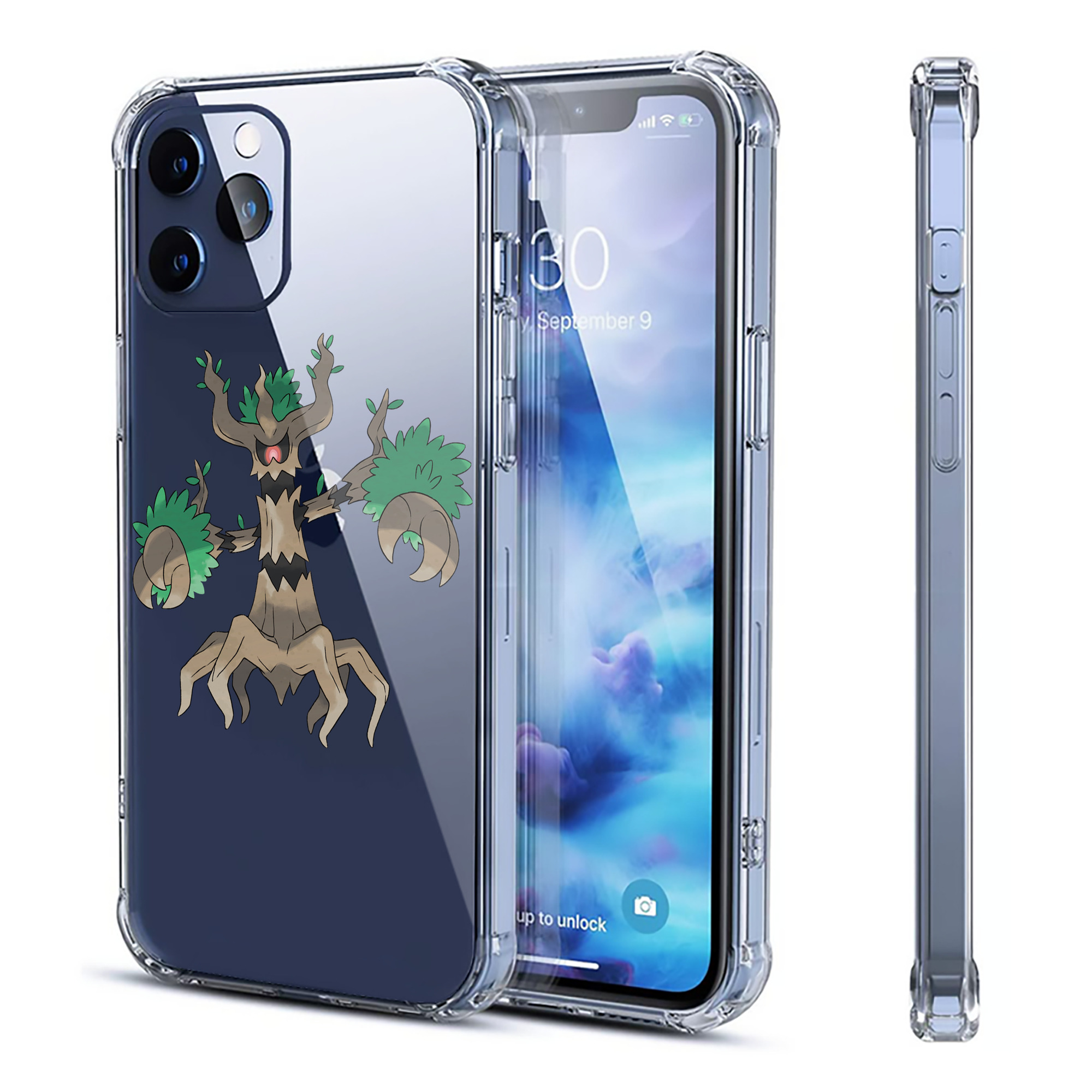 （画像用） ポケットモンスター Pokémon 【iPhone 12シリーズ対応】透明スマホケース（クリアソフトケース）